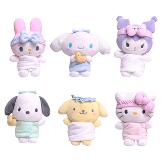 Cinnamoroll Kuromi จี้ตุ๊กตา Hello Kitty Melody Pom Pom Purin สําหรับตกแต่งตุ๊กตา