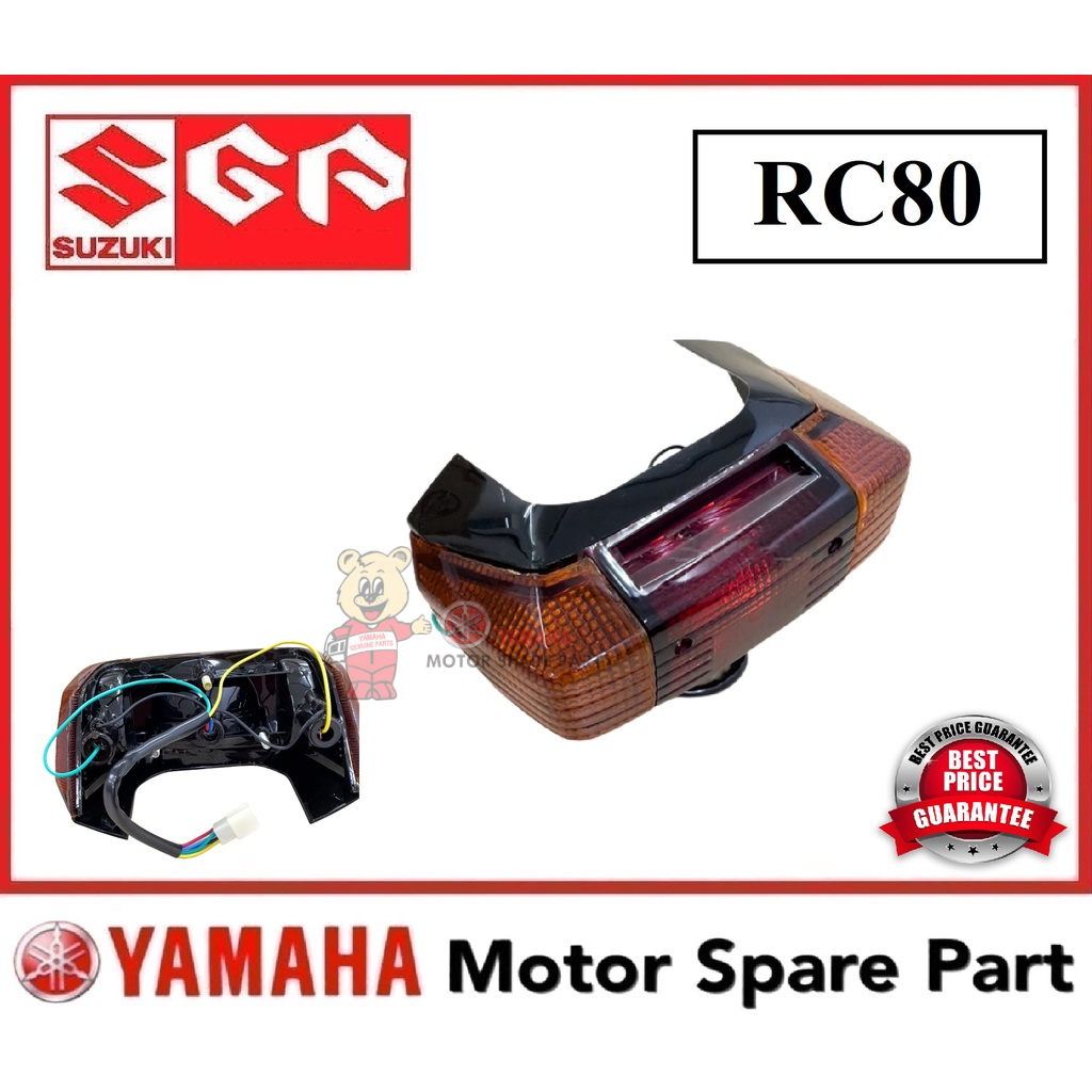 SUZUKI RC80 TAIL LAMP ASSY 0 TAILLIGHT TAIL LIGHT LAMPU BELAKANG TAIL LIGHT EKOR RC-80 RC 80 RC80 SU