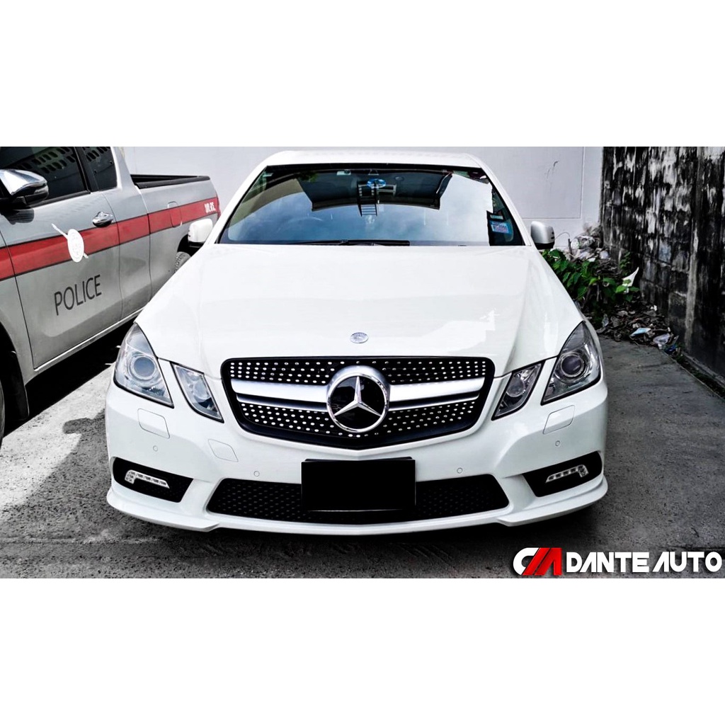 กระจังหน้าBenz รุ่นE รหัสW212 (Pre Facelift) ทรงไดม่อน-ก้านเงิน