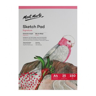 MONT MARTE กระดาษวาดเขียน 150 แกรม ขนาด A4 จำนวน 25 แผ่น MONT MARTE, 150 grams A4 drawing paper, 25 sheets