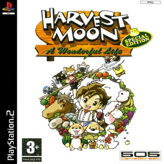 แผ่น PS2 Harvest Moon a Wonderful Life (เกมส์ปลูกผัก)