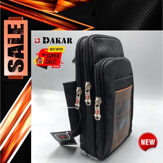 กระเป๋าผ้า DAKAR A UK-0150x ร้อยเข็มขัด ใบใหญ่ พร้อมสายสะพาย คลาสสิค สุดเท่ ซิปเคลือบ ผ้าไนลอน อย่างดี สามซิป จัดส่งเร็ว