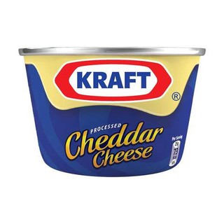 Kraft Processed Cheddar Cheese  50g ++ คราฟ เชดด้าชีสแบบกระปุก ขนาด 50g