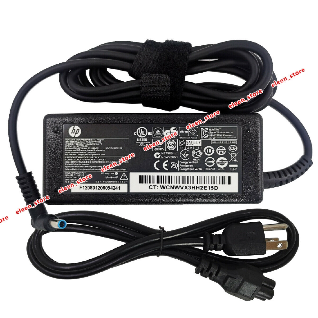 New  65W  AC Adapter Charger For HP Chromebook 14 Laptop Notebook   PPP009C 4PPP009D ADP-65HB FC ADP-65HB BC 710412-001 709985-002  714657-001 714159-001 PA-1650-34HE AD9043-022G2 | Shopee Thailand