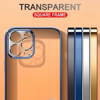 เคสโทรศัพท์มือถือ ซิลิโคนใส กันกระแทก สำหรับ compatible with for IPhone 12 11 13 Pro Max Mini IP12