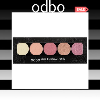 odbo rose eyeshadow palette OD235