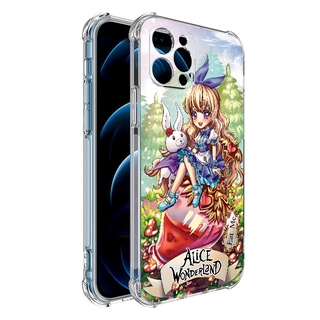 เคส สำหรับ iPhone Anti-Shock TPU Case [Wonderland #04] สำหรับ 12 / 12 Pro / 12 Pro max / 11 / 11 Pro / 11 Pro Max