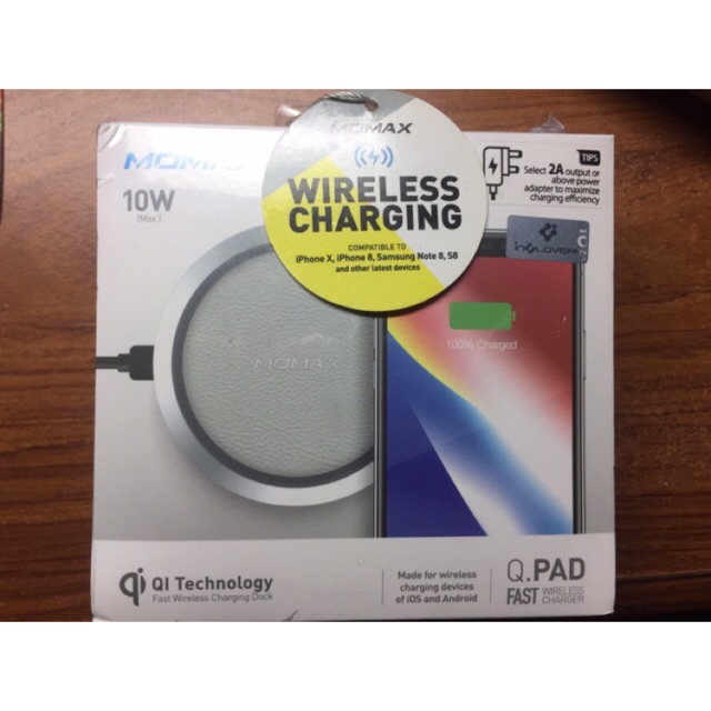 MOMAX wireless charging ios/android