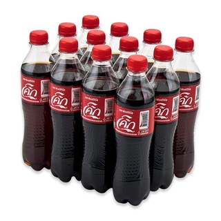 โค้ก เครื่องดื่มน้ำอัดลม รสออริจินัล ขนาด 500 มล. แพ็คละ 12 ขวด Coke Coca Cola