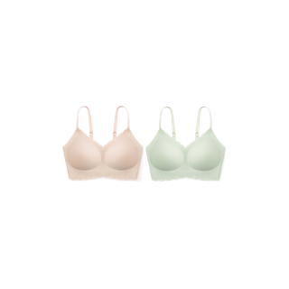 Jollynn ชุด2ชิ้น Cloud Free Size รุ่นCloud01 bra เสื้อในผู้หญิงเต็มถ้วย เสื้อใน ผ้า Lycra Bra คุณภาพสูง ยืดหยุ่นดี