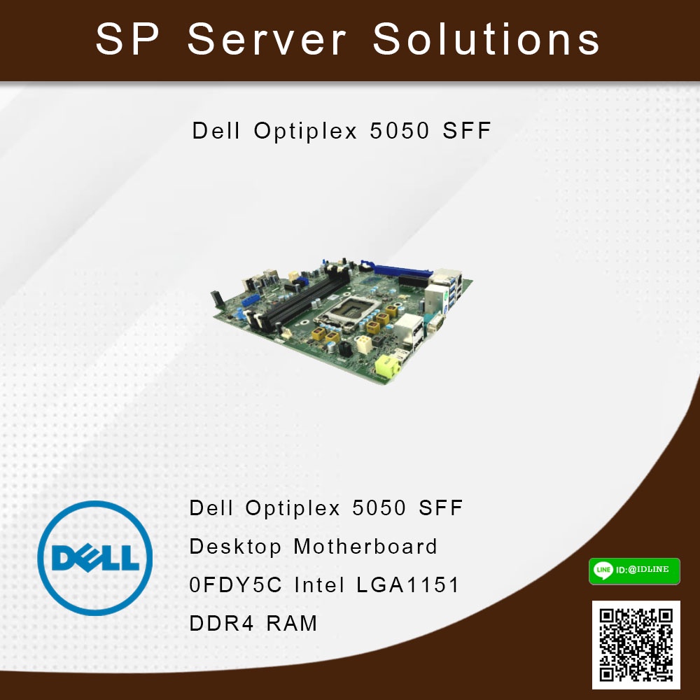 Dell Optiplex 5050 SFF Desktop Motherboard 0FDY5C Intel LGA1151 DDR4 RAM