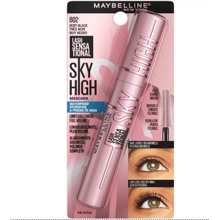 Maybelline Lash Sensational Sky High 6 ml. เมย์เบลลีน นิวยอร์ก แลช เซนเซชั่นแนล สกาย ไฮน์  มาสคาร่า สีดำ สูตรกันน้ำ