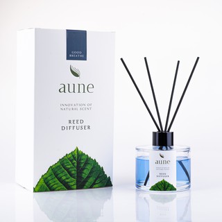 Aune : Reed Diffuser 100g. ก้านไม้หอมปรับอากาศในห้องนอน อโรม่ากลิ่น Good Breath ช่วยนอนหลับ คลายเครียด เพื่อสุขภาพ