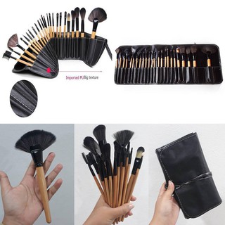 ✨✨ชุดแปรงแต่งหน้า 24 ชิ้น➕กระเป๋าหนัง✨✨