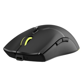 Delux M800 เมาส์ออปติคอลเล่นเกมแบบไร้สายน้ําหนักเบา 16000DPI 70กรัม RGB แบบชาร์จไฟได้