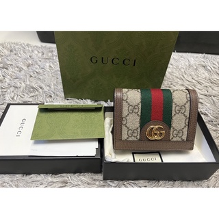 New กระเป๋าสตางค์ Gucci  มีช่องใส่บัตร เหรียญ แบงค์ ครบ