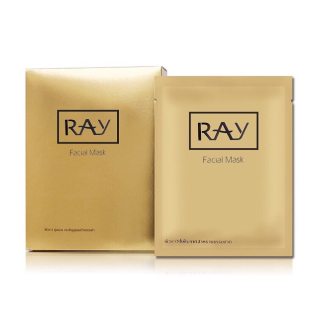 Ray Facial Mask สูตรทองคำ ของแท้ 💯%