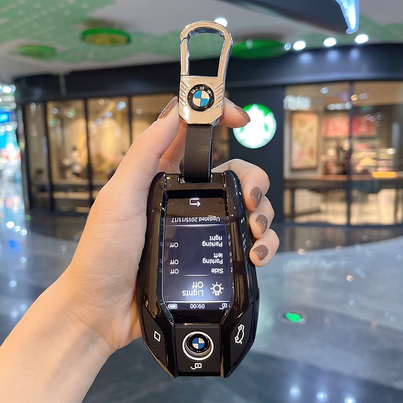 BMW LCD Fashion Simple Key Case Female Suitable for 7 Series 730li 740 5 Series 535LE 6 Series X3 X5 X7 BMW Creative Key Case ราคา ถูกที่สุด ดีลบีเคเค แกลเลอรีภาพที่ 7