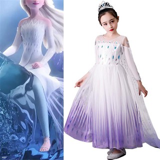 ชุดกระโปรงเจ้าหญิงเอลซ่า ชุดเอลซ่า ชุดแอลซ่า elsa Frozen 2 ชุดเจ้าหญิง โฟรเซ่น ภาค เจ้าหญิงเอลซ่า ชุดแฟนซี