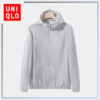 【พร้อมส่ง】Uniqlo เสื้อแจ็กเก็ตกันแดด ระบายอากาศ แห้งเร็ว กันลม กัน UV สําหรับผู้หญิง