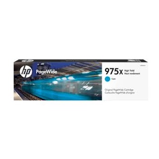 Original HP 975X ตลับหมึกพิมพ์อิงค์เจ็ท เพจวายด์ ของแท้ สีฟ้า