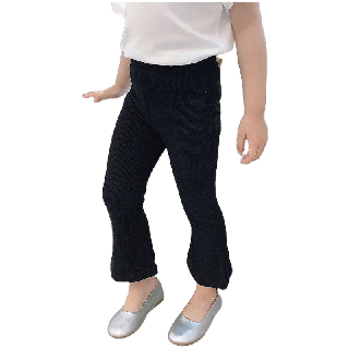 โปรโมชั่น : Y D154พร้อมส่งกางเกงทรงขาบาน ขายาวสำหรับเด็กผู้หญิง