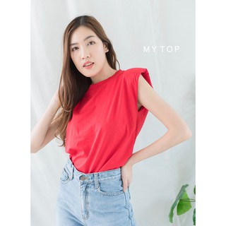 🔥[[ขายถูกมาก]]🔥My​ top​ เสื้อยืดstyleเกาหลี งานเสริมไหล่ผ้าzara​ CARDIGAN_NISTA