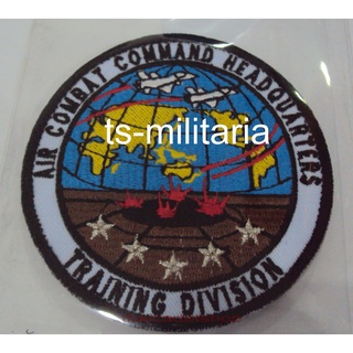 อาร์มกองทัพอากาศ AIR COMBAT COMMAND HEADQUARTERS TRAINING DIVISION ROYAL THAI AIR FORCE PATCH