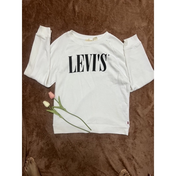 เสื้อแขนยาวสีขาวงานป้าย LEVI’S แท้ 💯