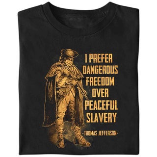 [S-5XL] เสื้อยืด พิมพ์ลาย Slavery Thomas Jefferson สําหรับผู้ชาย 167851