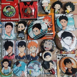 JAPAN ของแท้ พวงกุญแจ เข็มกลัด ที่คั่นหนังสือ อนิเมะ ไฮคิว Magnet Haikyu Anime Rubber แม่เหล็ก คู่ตบฟ้าประทาน