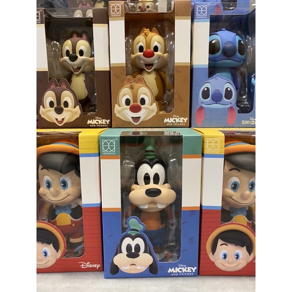 ★Ko★ Herocross Disney Fat Series Chip N 'Dale Stitch Goofy Dog Pluto Herocross LXcX