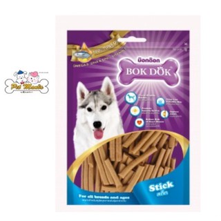 (JH27L)Bok dok(บ็อกด็อก) ชิกเก้นสติ๊กสูตรเพิ่มโอเมก้า 300g รสตับ