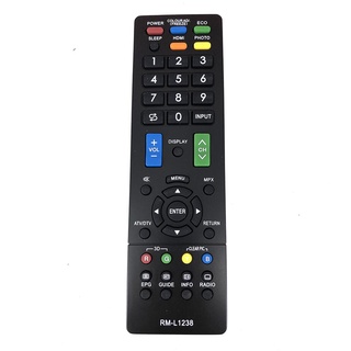 Rm-l1238 รีโมตคอนโทรล แบบเปลี่ยน สําหรับ LCD LED TV HD Plasma RM-L1238 SHArP