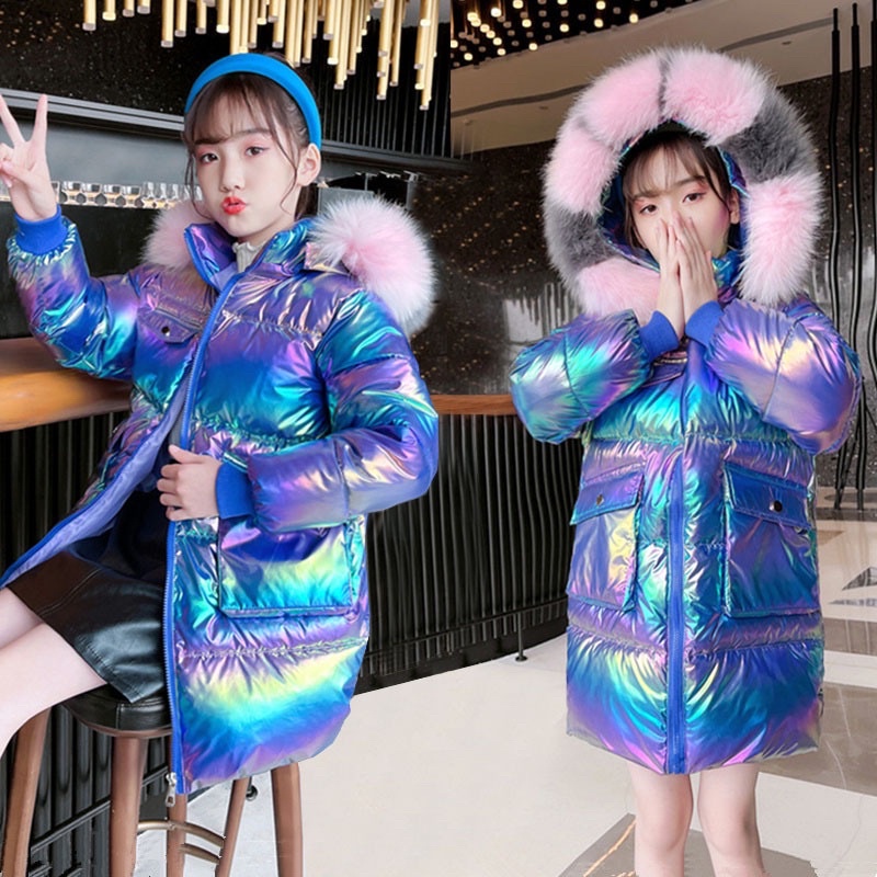 (167) เสื้อโค้ทเด็กผู้หญิง3-15ปี เสื้อกันหนาวเด็กผู้หญิง ใส่อุณหภูมิ-20 ใส่ลุยหิมะ เหมาะสำหรับอากาศหนาวเย็นๆ ส่งในไทย