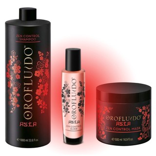 OROFLUIDO ASIA Shampoo 1000ml. &amp; OROFLUIDO ASIA Zen 500ml. &amp; OROFLUIDO ASIA Elixier  50ml.