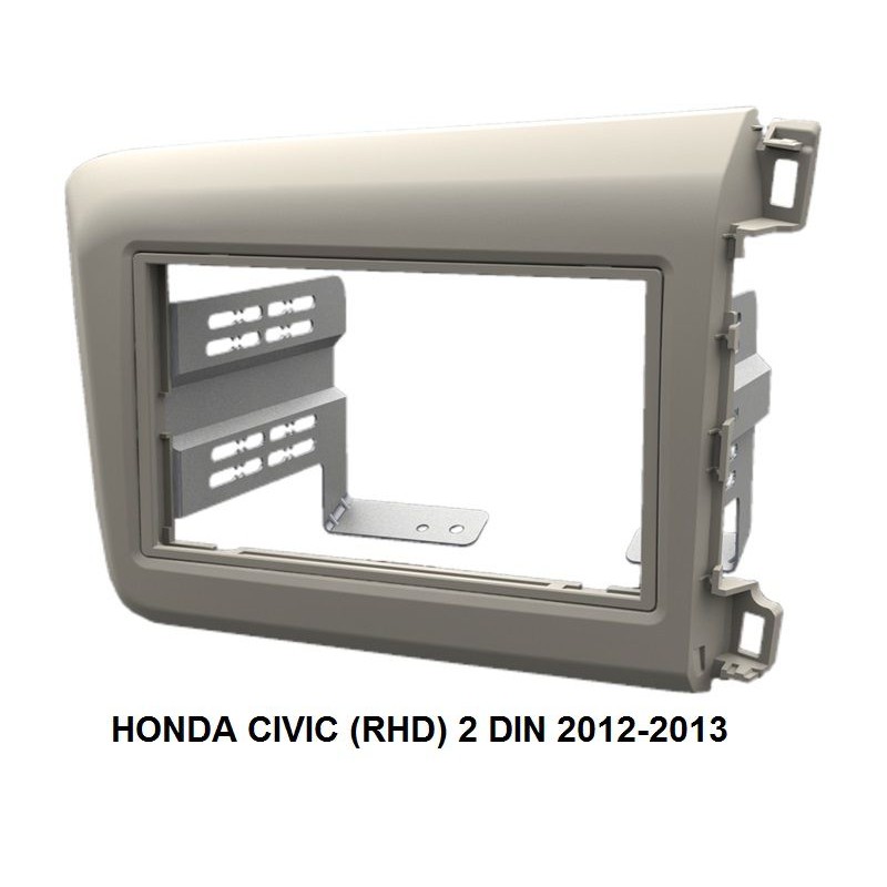 หน้ากากวิทยุ HONDA CIVIC FB ปี 2012-2016  สำหรับใส่จอ 2DIN7"_18cm.