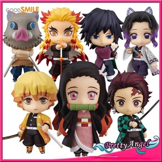 โมเดลฟิกเกอร์ PVC รูปการ์ตูนอนิเมะ Demon Slayer 6 GSC Nendoroid เปลี่ยนหน้าได้ ของเล่นสําหรับเด็ก