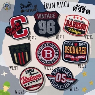 DIY Iron on Patches Embroidery ตัวรีดติดเสื้อ อาร์ม เย็บติด หมวก กระเป๋า รองเท้า ปะเสื้อผ้า งานปัก อุปกรณ์งานฝีมือ
