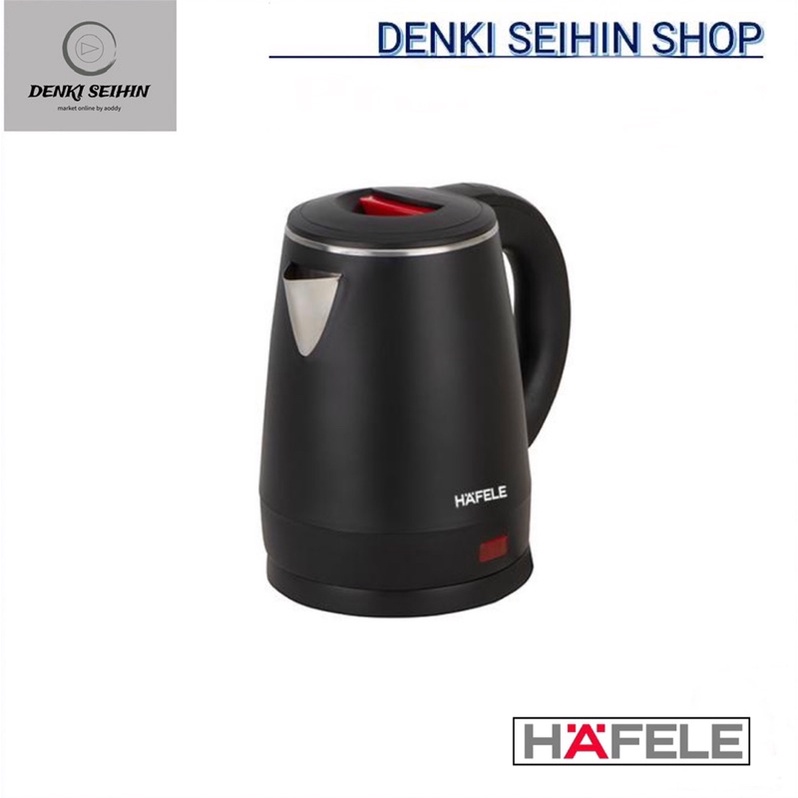 HAFELE กาต้มน้ำร้อน 1.2 ลิตร Model ECOM-004 / ELECTRIC KETTLE BLACK 1.2L