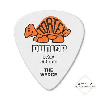 ปิ๊ก Dunlop รุ่น TORTEX WEDGE 0.60 mm ส้ม (Made in USA)