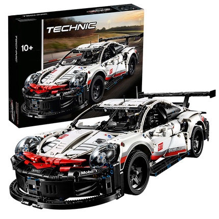 (สินค้าพร้อมส่ง ส่งด่วน) ตัวต่อเลโก ตัวต่อ Compatible Lego Technic Porsche 911 RSR 42096 , 1580 ชิ้น