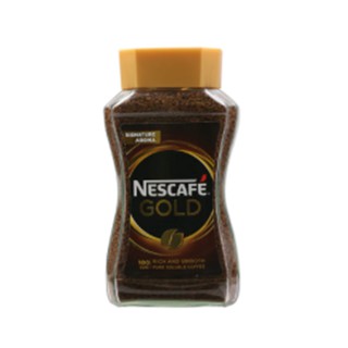 Nescafé gold coffee signature aroma rich and smooth pure soluble 200 g.เนสกาแฟโกลด์กาแฟซิกเนเจอร์อโรมาริชแอนด์สมูทบริสุท