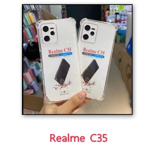 TPUใส กันกระแทก Realme c35 / Realme3 / Realme6 / Realme 5Pro / Realme 5 / 5i / 5s / 6i / C3 เคสใส เคสกันกระแทก