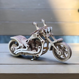 Cruiser Motorcycle By Woodencity