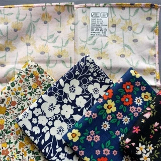 🌺 ลายดอกไม้🌺 ผ้าเช็ดหน้า🌺คอตต้อน100%🌺พิมพ์ลายชัดสีสดใส🌺เย็บแบบม้วนริม🌺Made in Thiland🇹🇭🇹🇭🇹🇭🌺เนื้อสัมผัสนิ่มน่าใช้🌺