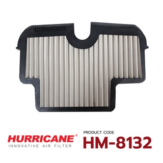 HURRICANE กรองอากาศสแตน , ผ้าแดง Kawasaki ( Versys 650 , ER6N , Ninja 650  ) HM-8132