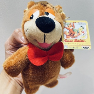 ตุ๊กตา หมี บูบู Boo-Boo Bear is a Hanna-Barbera cartoon character on The Yogi Bear Show 6นิ้ว ป้ายห้อย Banpresto หายาก