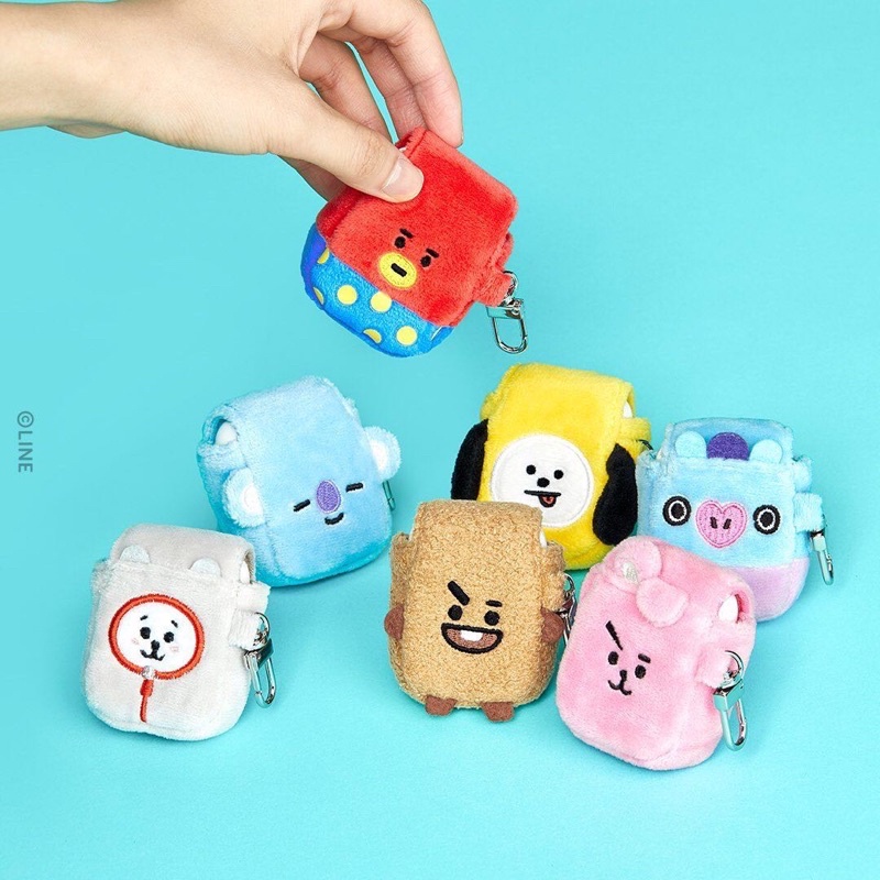 [CLEARANCE] ฝาครอบเคส AIRPODS OFFICIAL BT21 FURRY AIRPODS OFFICIAL