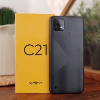 Realme C21 (RAM3 ROM32) **เครื่องโชว์ศูนย์** สภาพดี อุปกรณ์แท้ยกกล่องไม่เคยแกะใช้งาน